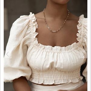 Dissh Dillion Cream Top